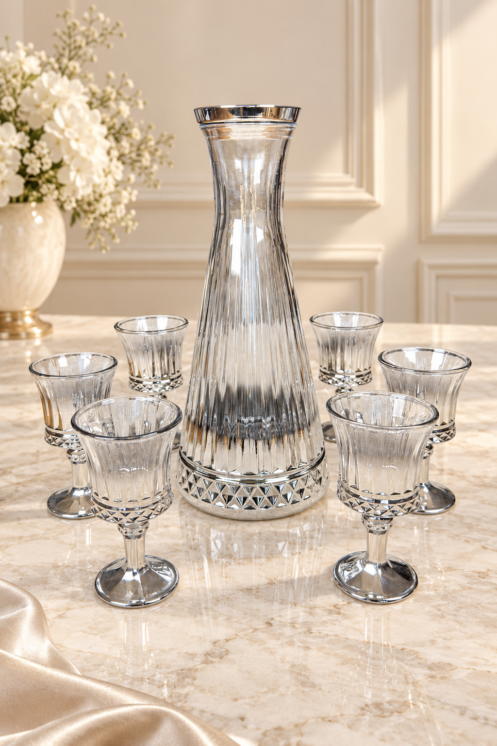 ROVA TR Saray Series Titanium-Coated Glass Pitcher & Tumbler Set – Trousseau