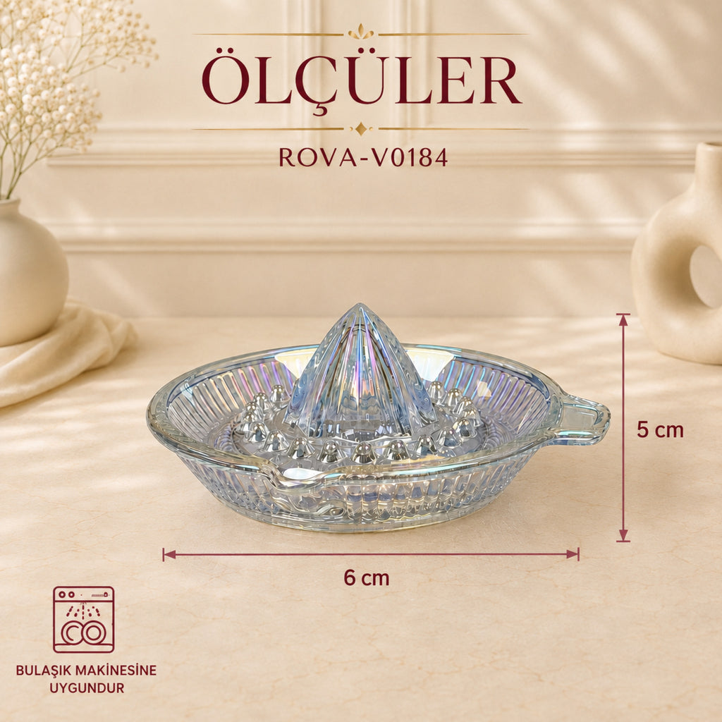 ROVA TR İridyum Cam Limon Sıkacağı - Çok Renkli