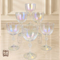 ROVA TR İridyum Cam Kadeh Seti 6'lı – Amore - Çok Renkli